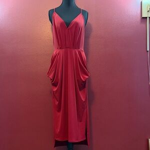 BCBGeneration Red High Low Dress